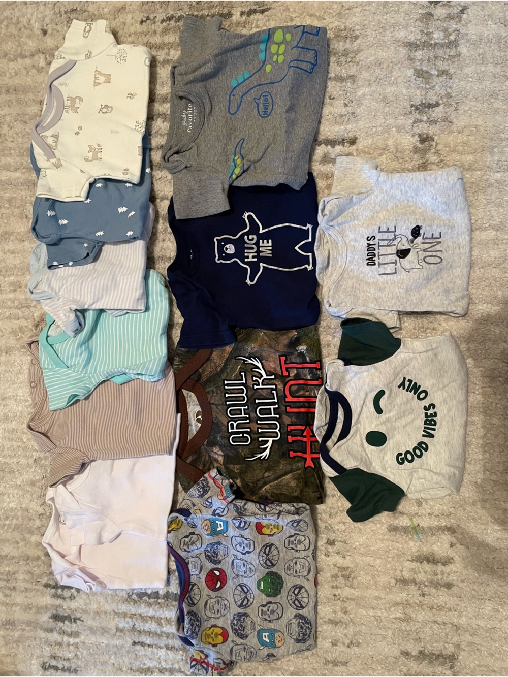 Baby size 0-3m T-shirts
